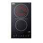 Summit Appliance - 12'' Wide 230V 2-Burner Radiant Cooktop