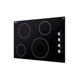 30'' Wide 208-240V 4-Burner Radiant Cooktop