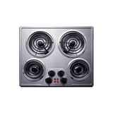 Summit Appliance - 24'' Wide 240V 4-Burner Coil Cooktop