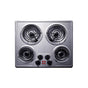 Summit Appliance - 24'' Wide 240V 4-Burner Coil Cooktop