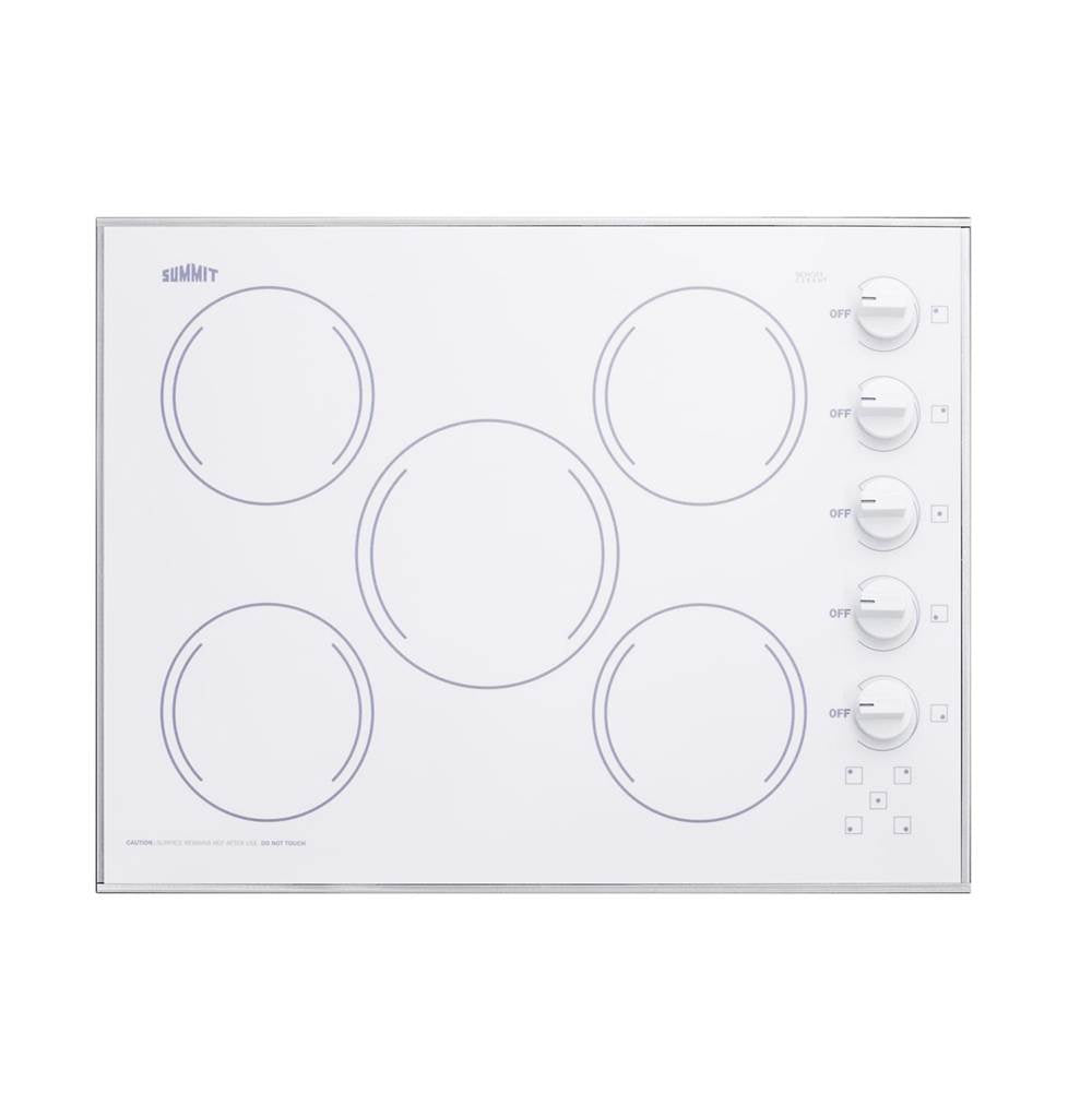 Summit Appliance - 27'' Wide 230V 5-Burner Radiant Cooktop