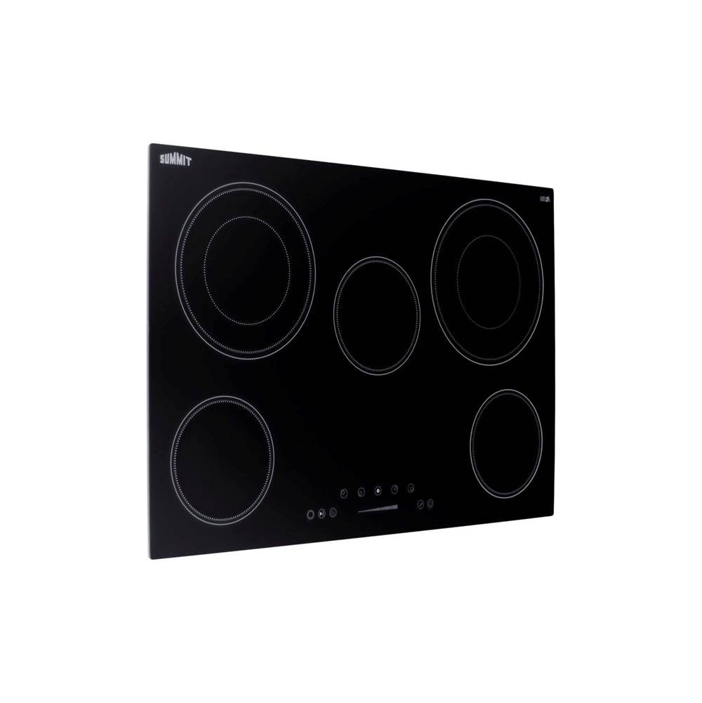 30'' Wide 208-240V 5-Burner Radiant Cooktop