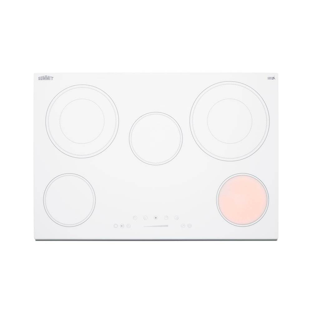 Summit Appliance - 30'' Wide 208-240V 5-Burner Radiant Cooktop