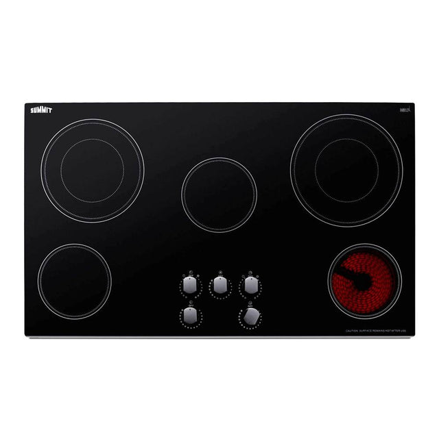 Summit Appliance - 36'' Wide 208-240V 5-Burner Radiant Cooktop