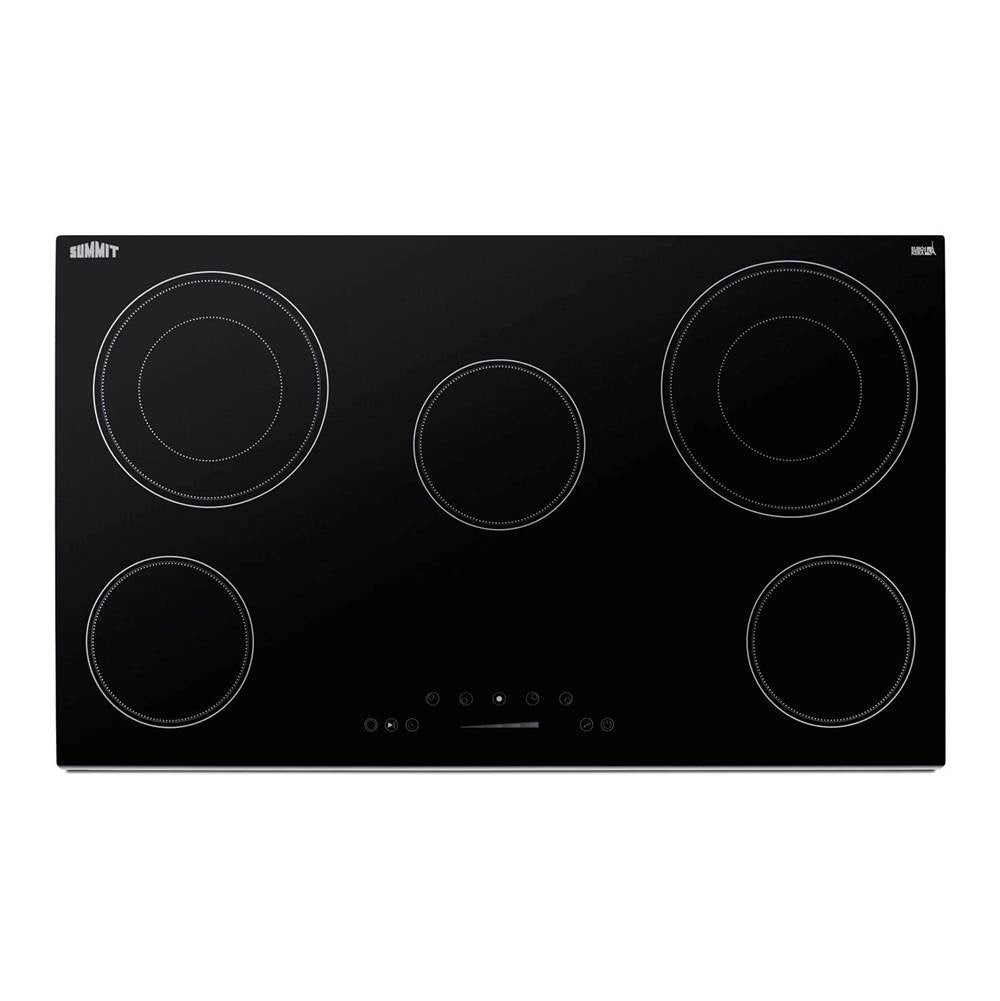 Summit Appliance - 36'' Wide 208-240V 5-Burner Radiant Cooktop