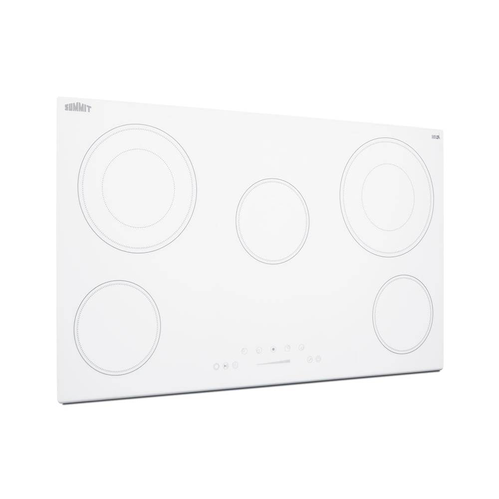 36'' Wide 208-240V 5-Burner Radiant Cooktop