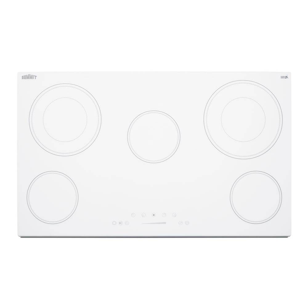 Summit Appliance - 36'' Wide 208-240V 5-Burner Radiant Cooktop
