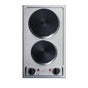 Summit Appliance - 12'' Wide 115V 2-Burner Solid Disk Cooktop