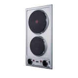 12'' Wide 230V 2-Burner Solid Disk Cooktop