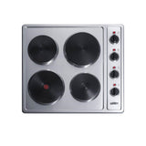 Summit Appliance - 24'' Wide 230V 4-Burner Solid Disk Cooktop