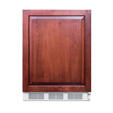 Summit Appliance - 24'' Wide Built-In Refrigerator-Freezer (Panel Not Included)