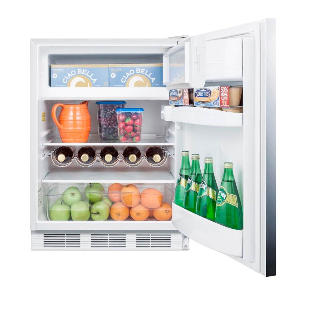 24'' Wide Built-In Refrigerator-Freezer, ADA Compliant