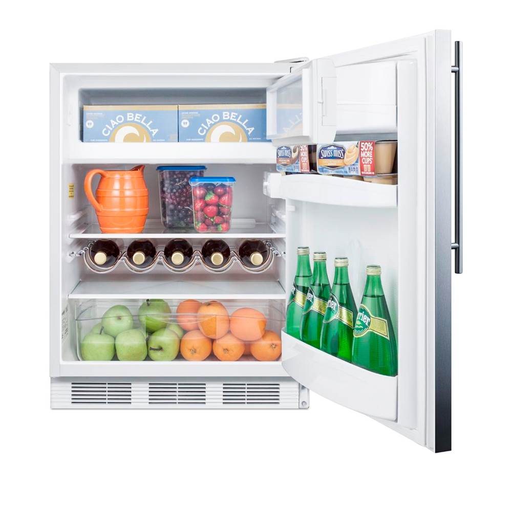 24'' Wide Built-In Refrigerator-Freezer, ADA Compliant