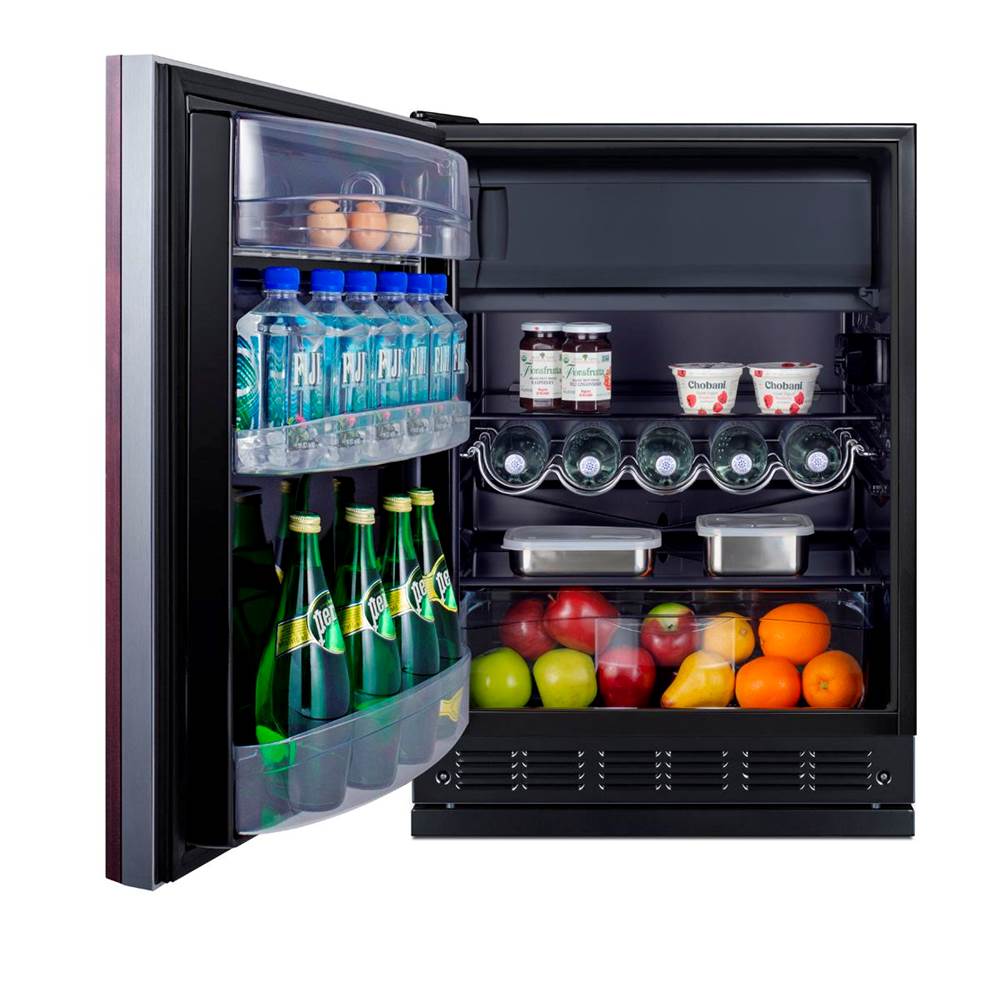 24'' Wide Refrigerator-Freezer (Panel Not Included)