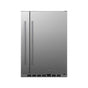 Summit Appliance - Shallow Depth 24'' Wide Built-In All-Refrigerator With Slide-Out Storage Compartment