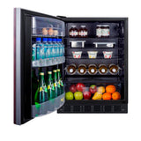 24'' Wide All-Refrigerator, ADA Compliant (Panel Not Included)