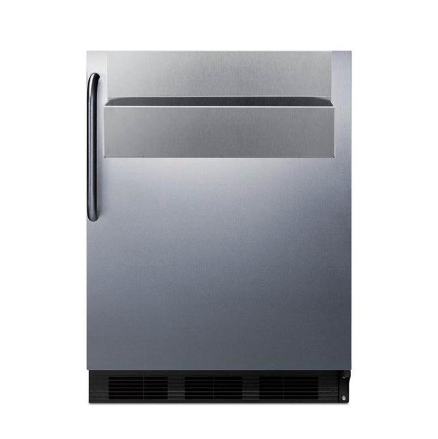 Summit Appliance - 24'' Wide Built-In All-Refrigerator, ADA Compliant, with Speed Rail