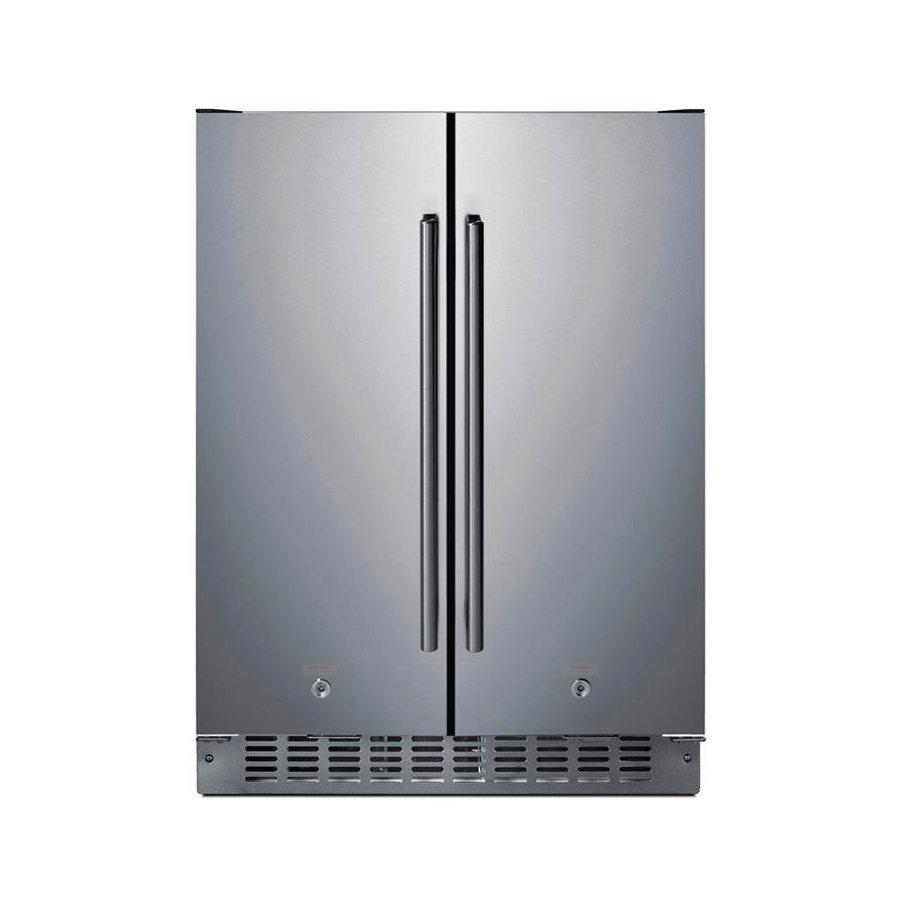 Summit Appliance - 24'' Wide Built-In Refrigerator-Freezer