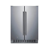 Summit Appliance - 24'' Wide Built-In Refrigerator-Freezer