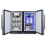 36'' Wide Built-In Refrigerator-Freezer, ADA Compliant