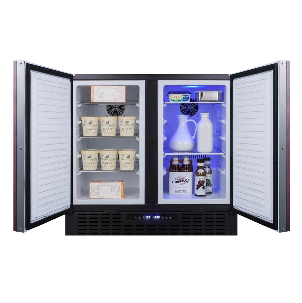 36'' Wide Built-In Refrigerator-Freezer (Panels Not Included)