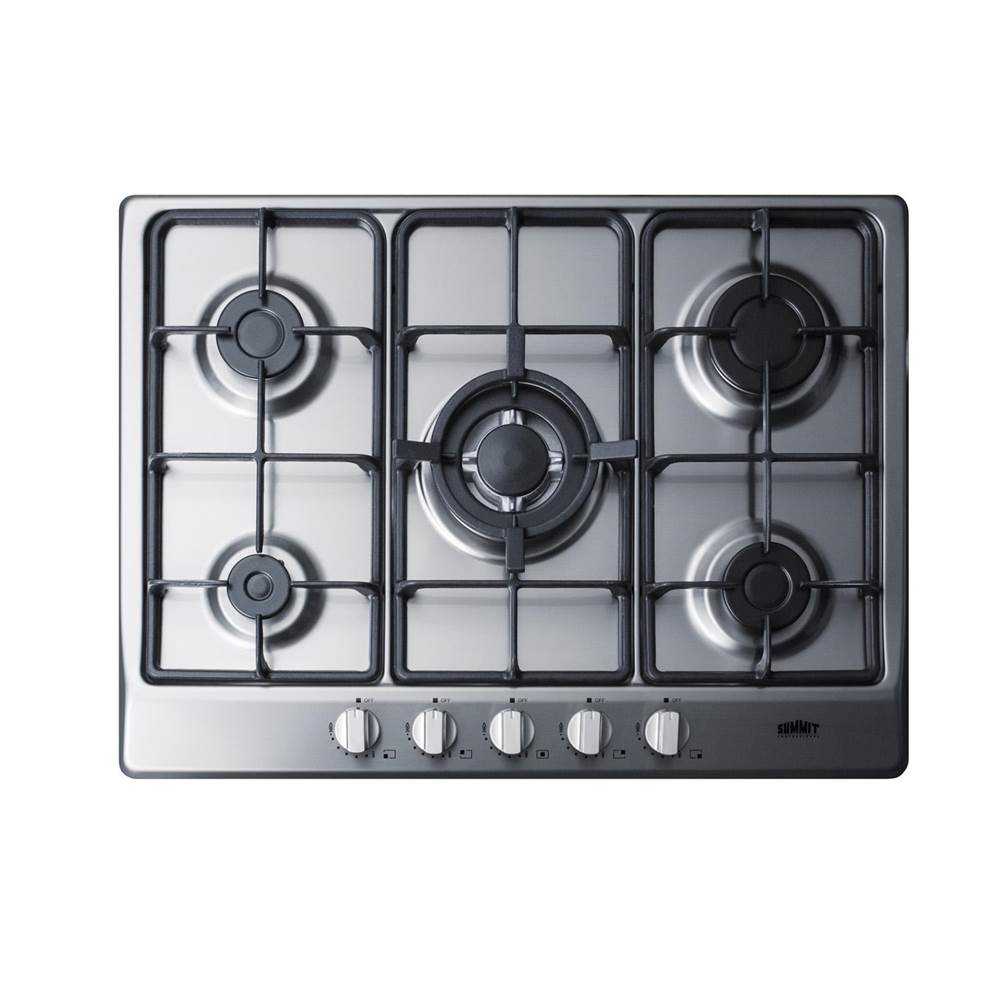 Summit Appliance - 27'' Wide 5-Burner Gas Cooktop