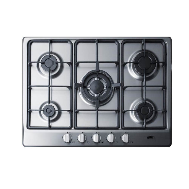 Summit Appliance - 27'' Wide 5-Burner Gas Cooktop