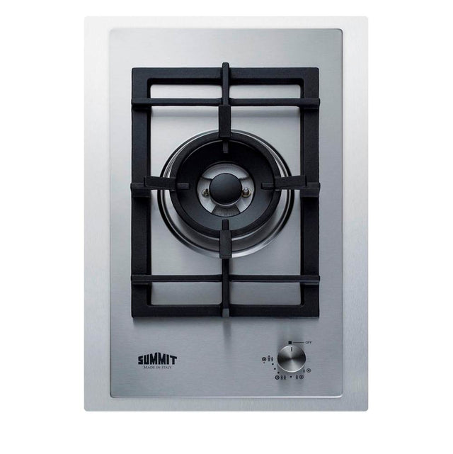 Summit Appliance - 15'' Wide 1-Burner Gas Cooktop In Stainless Steel
