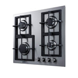 24'' Wide 4-Burner Gas Cooktop In Stainless Steel