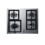 Summit Appliance - 24'' Wide 4-Burner Gas Cooktop In Stainless Steel