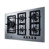 34'' Wide 5-Burner Gas Cooktop In Stainless Steel