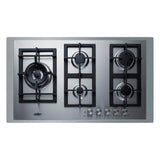Summit Appliance - 34'' Wide 5-Burner Gas Cooktop In Stainless Steel