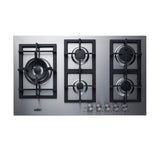 Summit Appliance - 34'' Wide 5-Burner Gas Cooktop In Stainless Steel