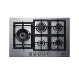 Summit Appliance - 30'' Wide 5-Burner Gas Cooktop In Stainless Steel