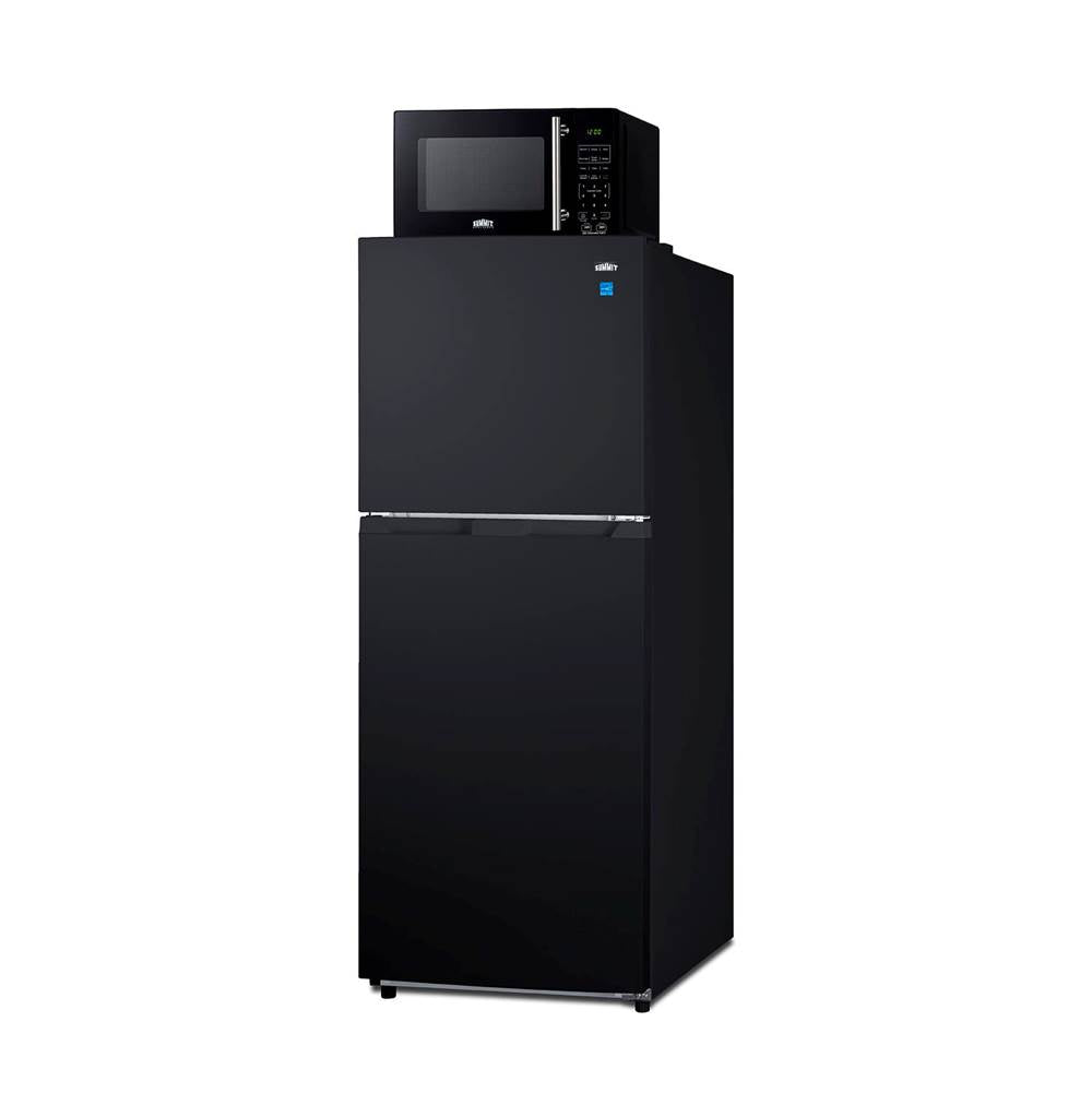 Microwave/Refrigerator-Freezer Combination with Allocator