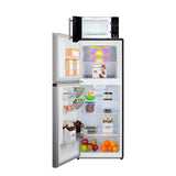 Microwave/Refrigerator-Freezer Combination with Allocator
