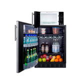 Microwave/Refrigerator Combination with Allocator