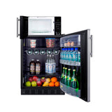 Microwave/Refrigerator Combination with Allocator