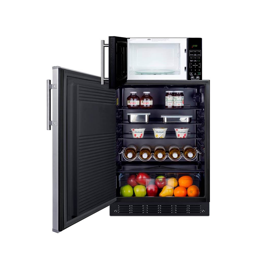 Microwave/Refrigerator Combination with Allocator