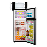 Microwave/Refrigerator-Freezer Combination with Allocator