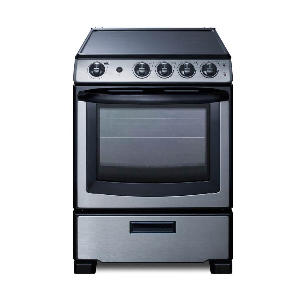 Summit Appliance - 24'' Wide Electric Smooth-Top Range