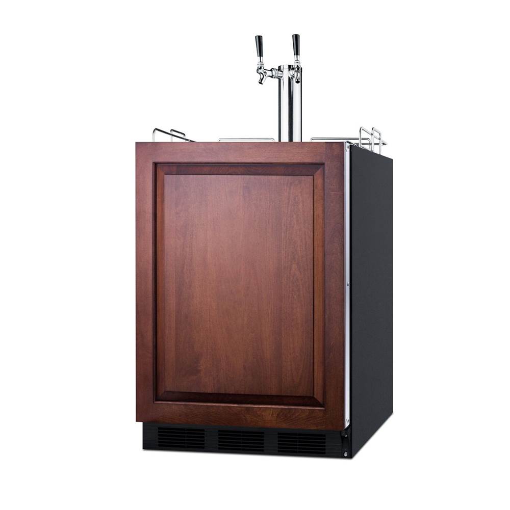 24'' Wide Built-In Cold Brew Coffee Kegerator, ADA Compliant (Panel Not Included)