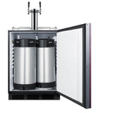 24'' Wide Built-In Cold Brew Coffee Kegerator, ADA Compliant (Panel Not Included)