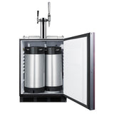 24'' Wide Built-In Coffee Kegerator, ADA Compliant (Panel Not Included)
