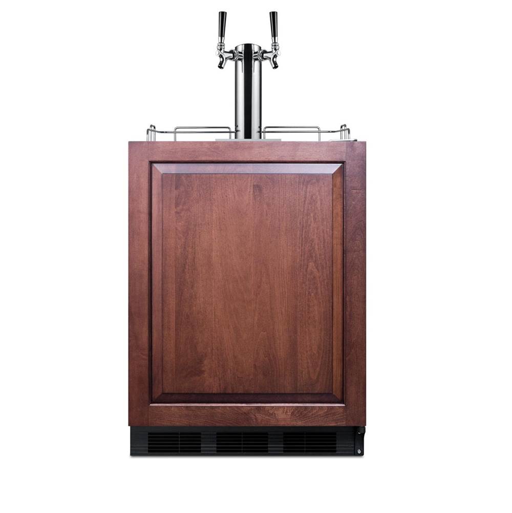Summit Appliance - 24'' Wide Built-In Wine Kegerator, ADA Compliant (Panel Not Included)