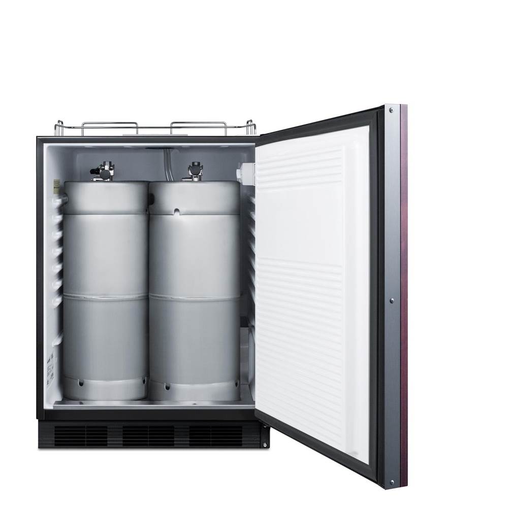 24'' Wide Built-In Kegerator, ADA Compliant (Panel Not Included)