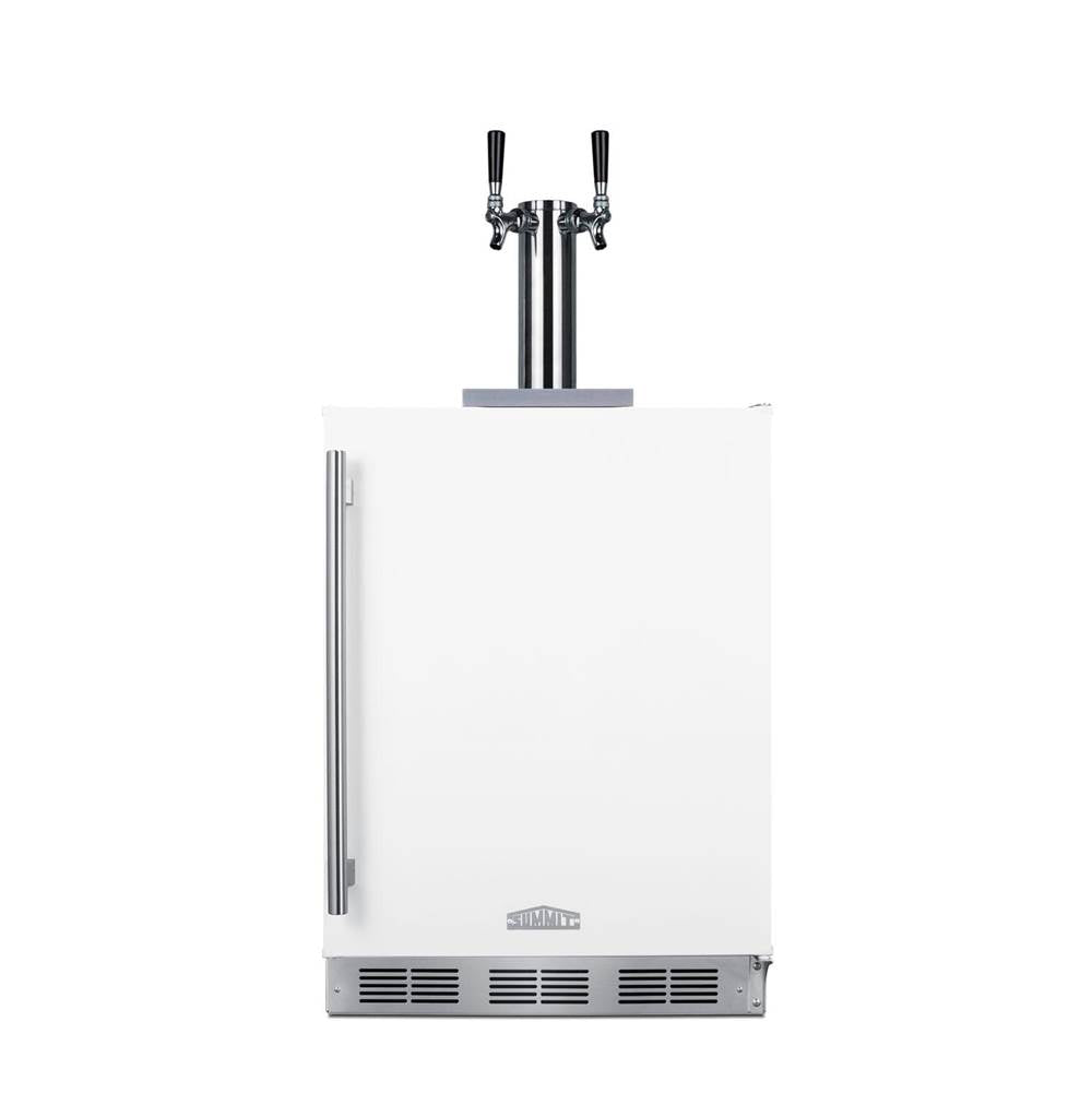 Summit Appliance - 24'' Wide Built-In Cold Brew Coffee Kegerator, ADA Compliant