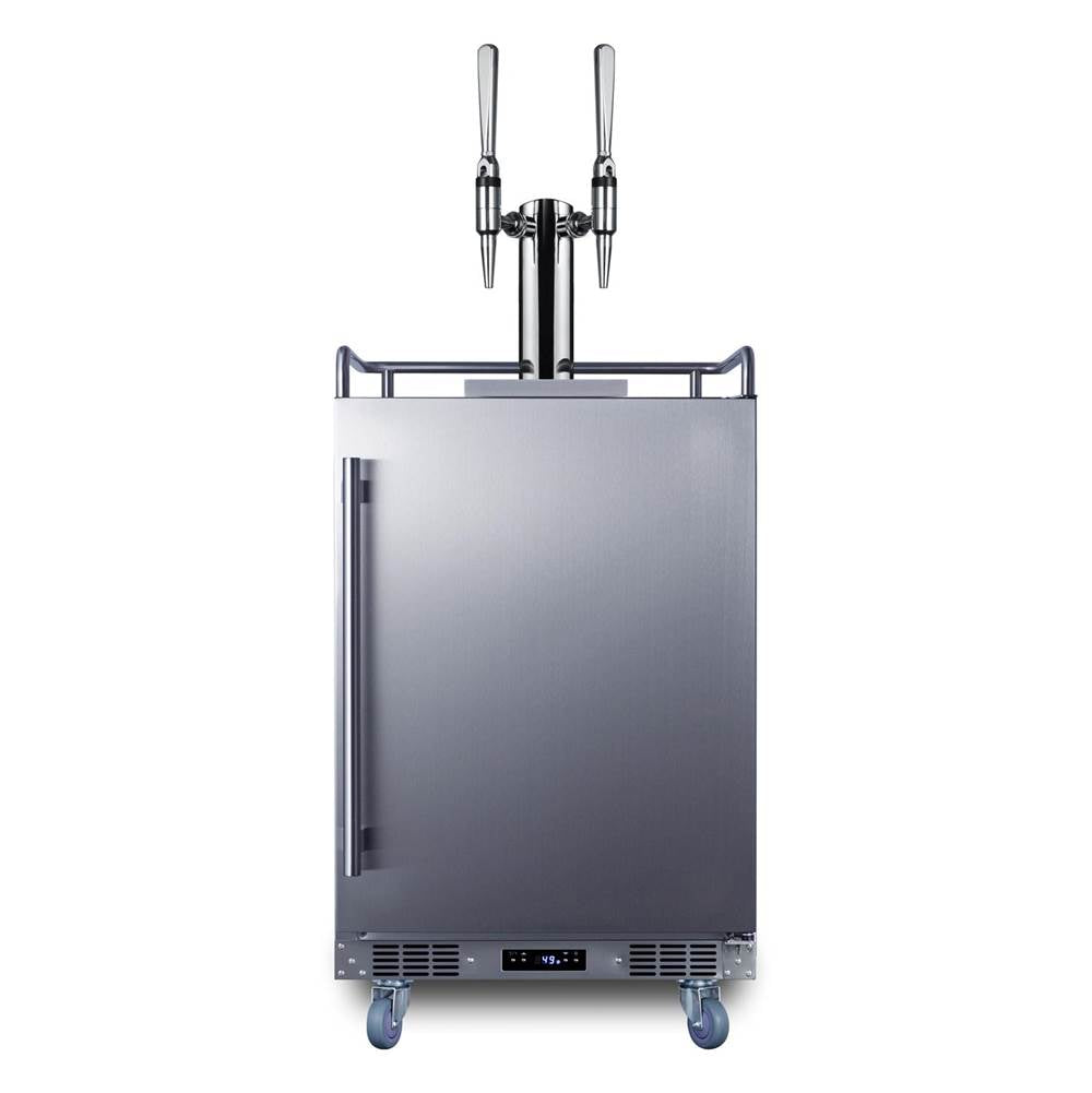 Summit Appliance - 24'' Wide Built-In Nitro Coffee Kegerator