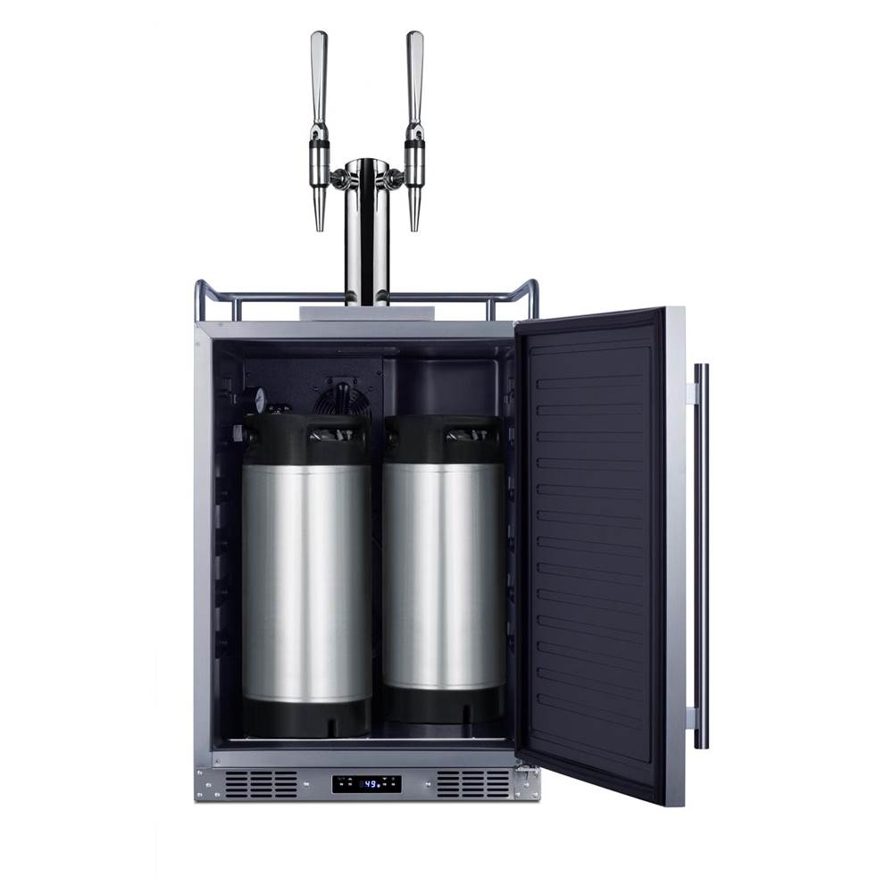24'' Wide Built-In Nitro Coffee Kegerator