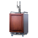 24'' Wide Built-In Nitro Coffee Kegerator (Panel Not Included)